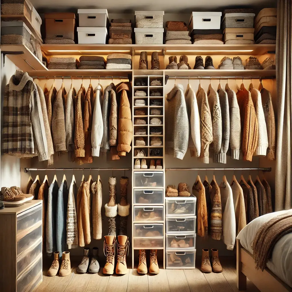 Maximizing Small Closets for Fall and Winter